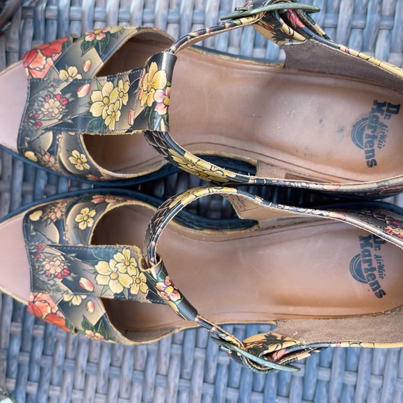 Dr Martens Adaya floral tattoo platform sandals size 42/10 - Picture 2 of 16